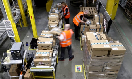 Amazon workers at some sites are under pressure to meet targets with staff often required to pick two items every minute.