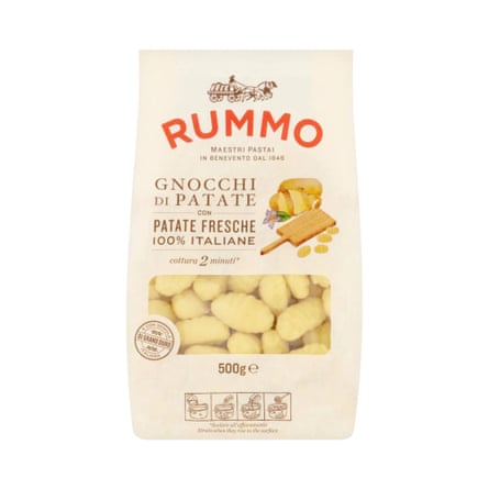 A packet of Rummo gnocchi di patate