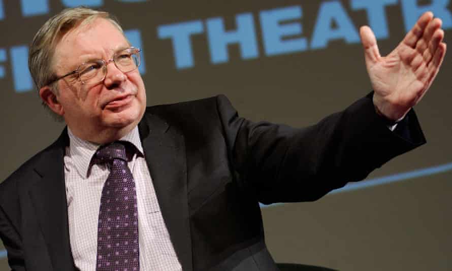 Michael Billington at an onstage event at the National Film Theatre in London.