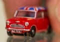 Die-cast models on display at Oxford Diecast at the 2014 Toy Fair at Kensington Olympia