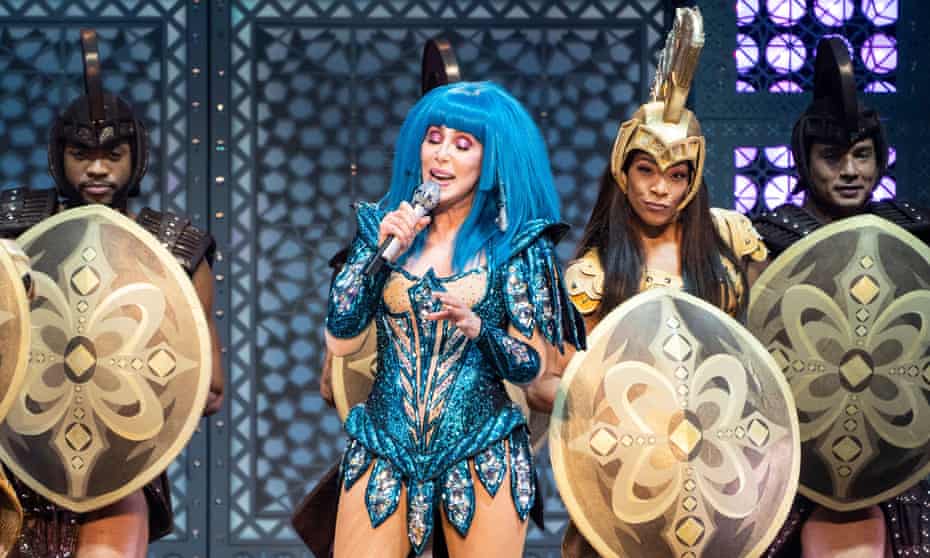 Epic performance: Cher on stage in December 2019.