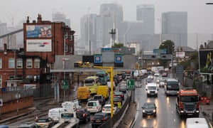 Traffic congestion in London