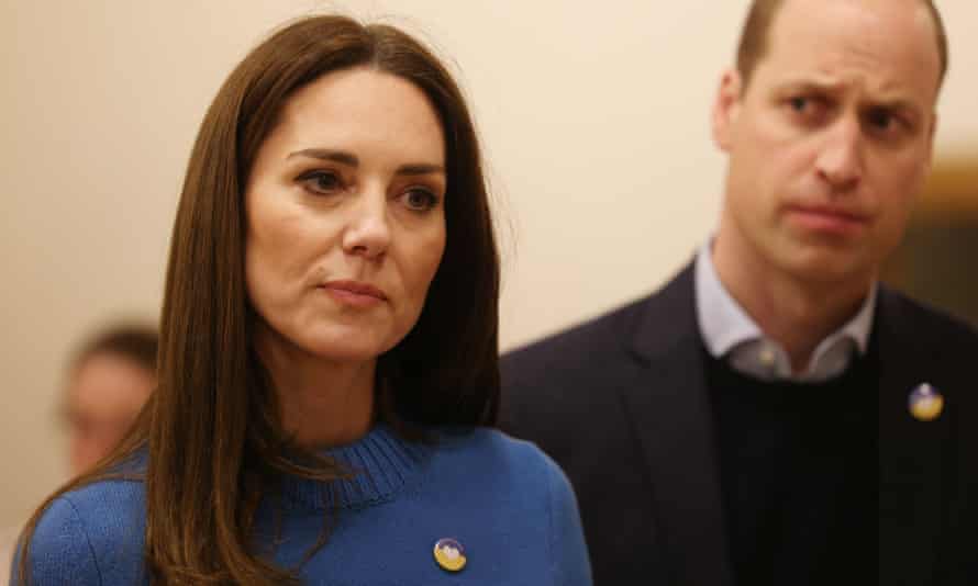 The Duchess and Duke of Cambridge visiting the Ukrainian Cultural Centre.