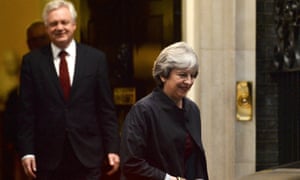 David Davis behind Theresa May