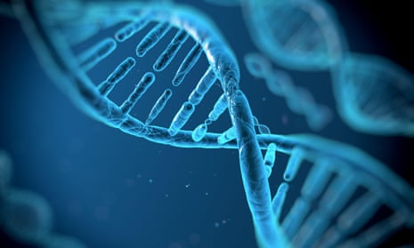 dna strand illusration