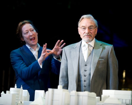 Urbane … Patrick Stewart, right, as Shylock for the RSC in 2011.