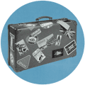 A suitcase