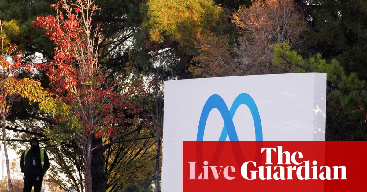 Meta reaches $16.7bn settlement with US states over social media harms to children – business live