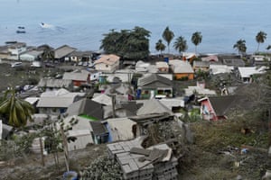 Volcanic ash covers St Vincent – in pictures 6 Volcanic ash covers homes in Wallilabou.