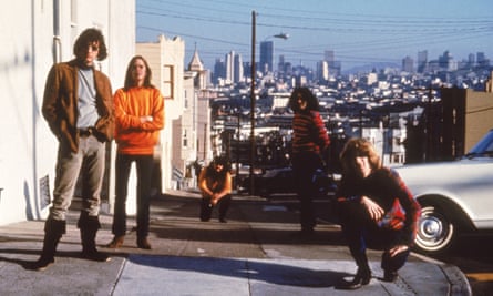 The Grateful Dead on 20th and Connecticut in Potrero Hill, San Francisco, California, 1960s.