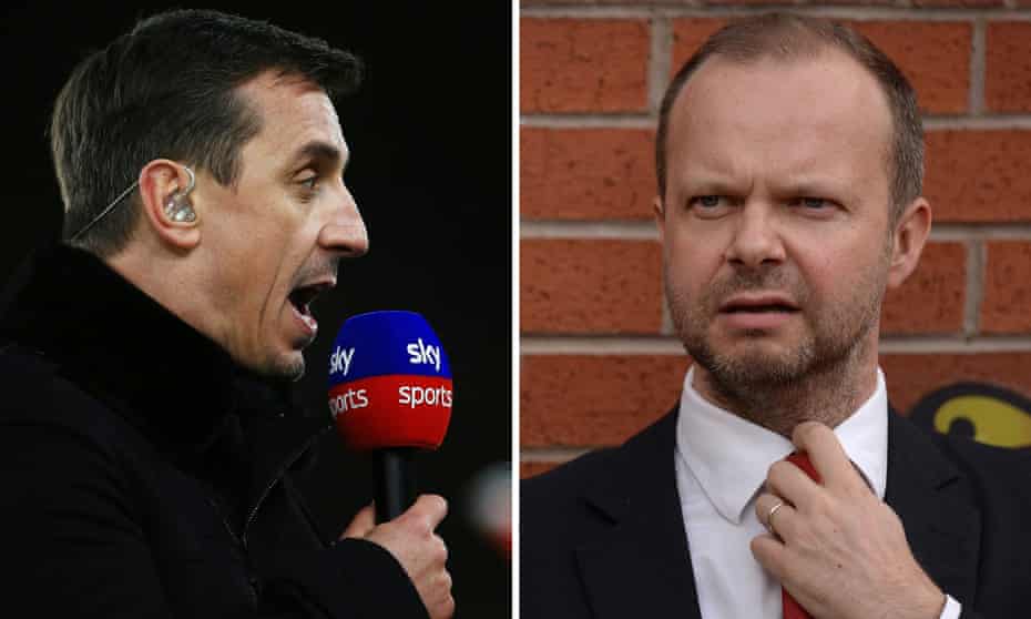 Gary Neville Rails At Ed Woodward Over Manchester United Mess Manchester United The Guardian Gary Neville Rails At Ed Woodward Over Manchester United Mess Manchester United The Guardian