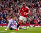 Fernandes fires hat-trick as Manchester United fight back to thrash Ipswich