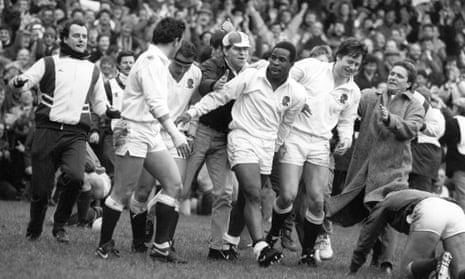Chris Oti’s hat-trick for England in 1988 was said to sparked the Twickenham crowd to sing Swing Low, Sweet Chariot, but it goes back to at least 1966.