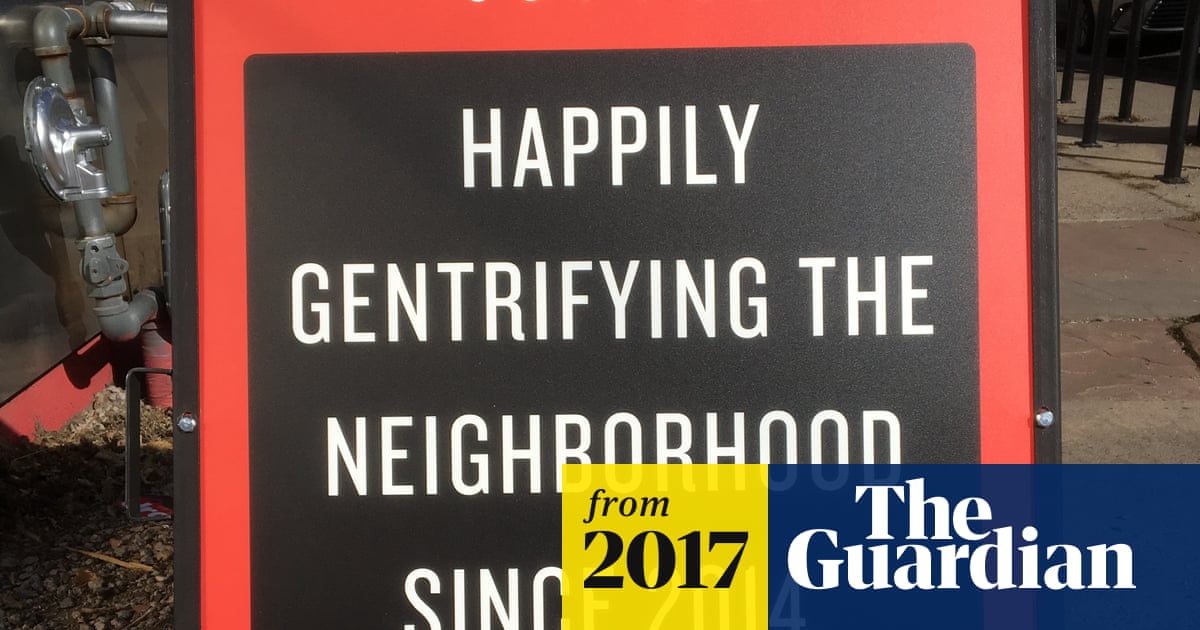 Gratuit Images Happily Gentrifying Since 2014 Denver Coffee Shop Sign Sparks dernière salutations