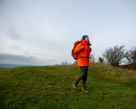The North Face jacket and Lowa boots