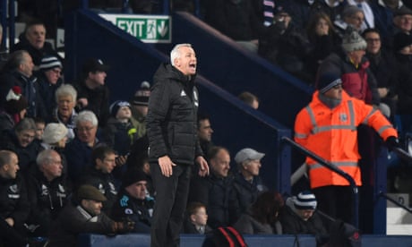 Alan Pardew frustrated as West Brom draw a blank against Crystal Palace