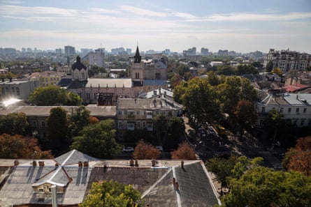 A view of the southern Ukrainian city of Odessa.