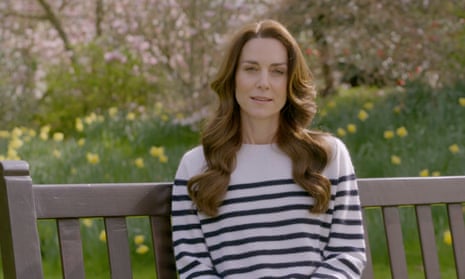 The video filmed at Frogmore House in which Kate revealed her diagnosis.