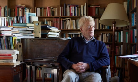 Philosopher and writer Roger Scruton at home in 2015.