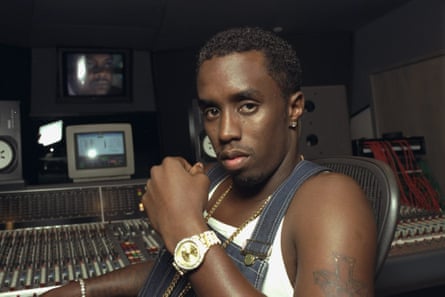 Combs in a recording studio in 1997.