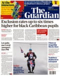 Guardian front page, Thursday 25 March 2021