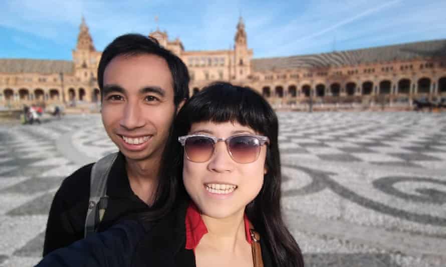 Kristy Shen and Bryce Leung during their travels.
