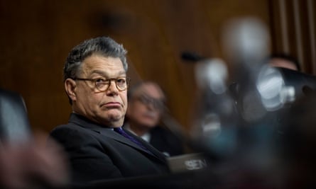 Al Franken on Capitol Hill in Washington DC on 14 March 2017.