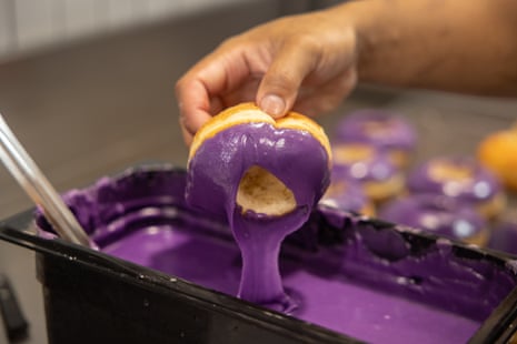 What is this flavour?': why Australian desserts have turned bright purple | Australian food and drink | The Guardian