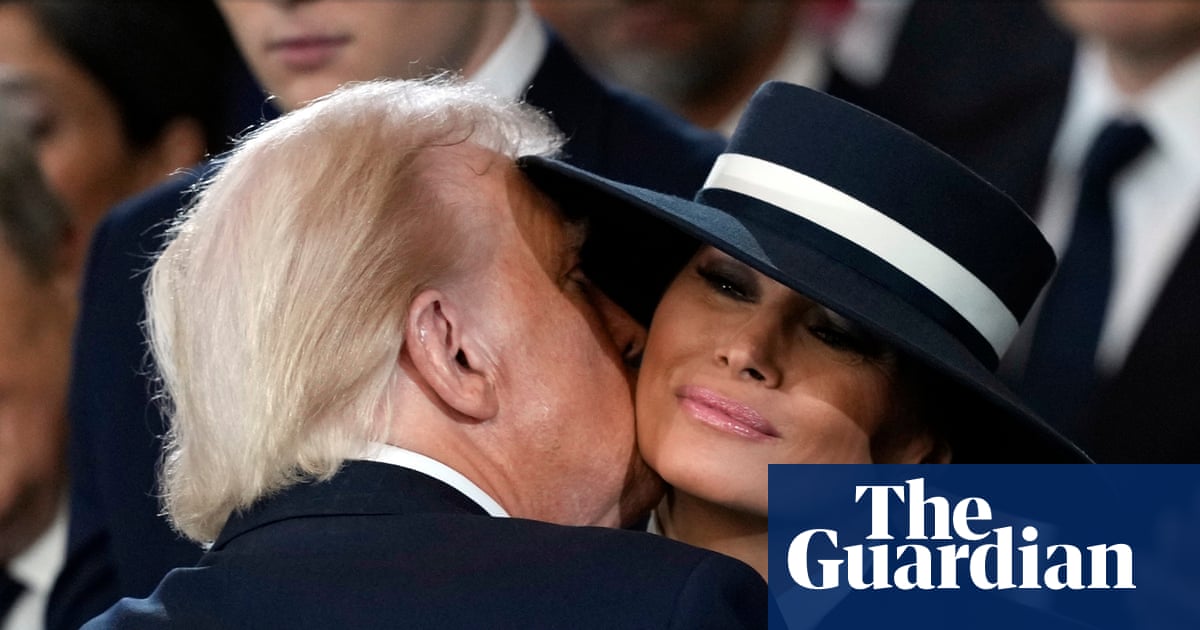 Melania takes a call, presumably to confirm the check from Bezos cleared before she continues pretending this is a documentary and not a $70m campaign ad.