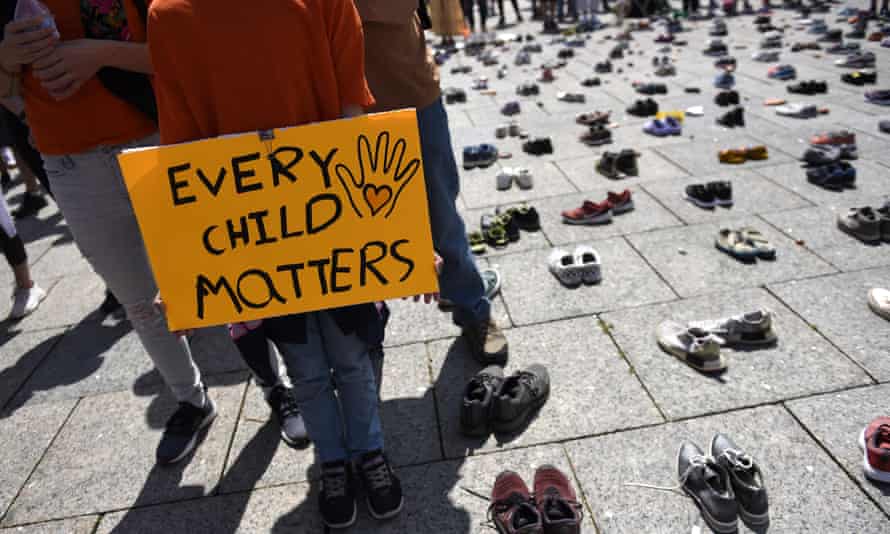 Morning mail: Coalition senators join calls for Covid inquiry, tensions over Russia, fears for fish stocks | Australia news 2 A memorial in Ottawa for children who died at Residential Schools