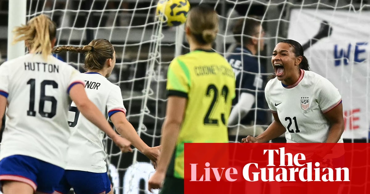 USA 2-1 Australia: SheBelieves Cup women’s football international – as it happened