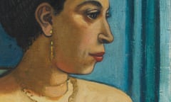 Detail from Alice Childress, 1950 by Alice Neel