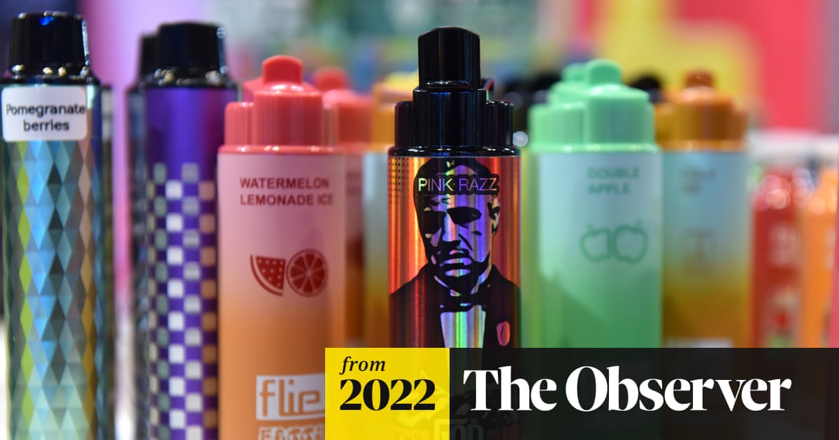 China bans fruity vapes but not their export to the UK | Vaping | The Guardian China bans fruity vapes but not their export to the UK | Vaping | The Guardian