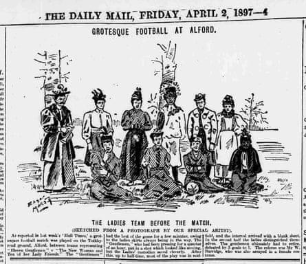 The Hull Daily Mail of 2 April 1897 features a sketch of a team including Emma Clarke and, it is thought, her sister Jane.