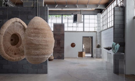 Part of the Loewe Foundation craft prize exhibition at New York’s Noguchi Museum.