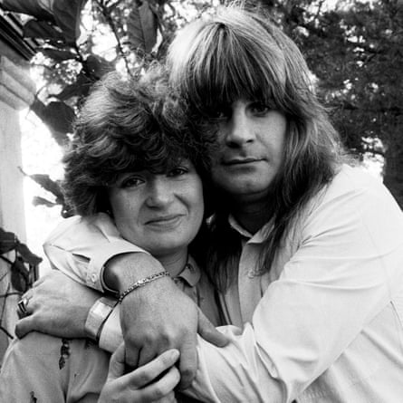 Ozzy Osbourne with his then fiancee, Sharon Arden, Los Angeles, 1981.