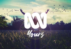 An image from ABC’s new branding campaign. ‘ABC Yours’.
