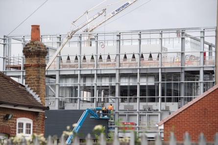 Construction work is continuing on two huge datacentres for the Yondr Group in Slough, Berkshire.