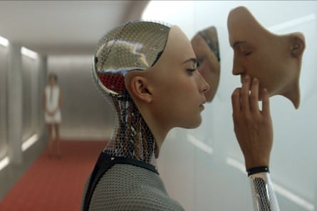 Alicia Vikander plays a robot in Ex Machina.
