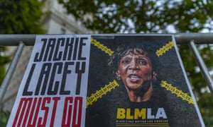 A banner posted by Black Lives Matter Los Angeles.