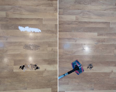 Dyson PencilVac Fluffycones before and after