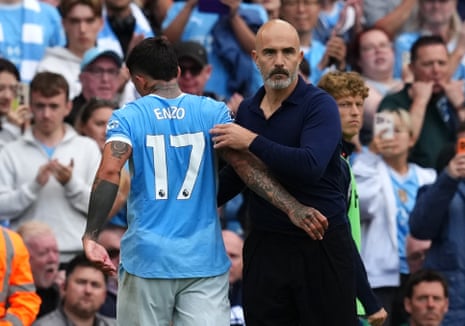 Enzo Maresca connected the sideline astatine Manchester City.