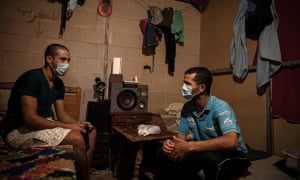Inside some of the homes in La Nave de la Molineta shantytown