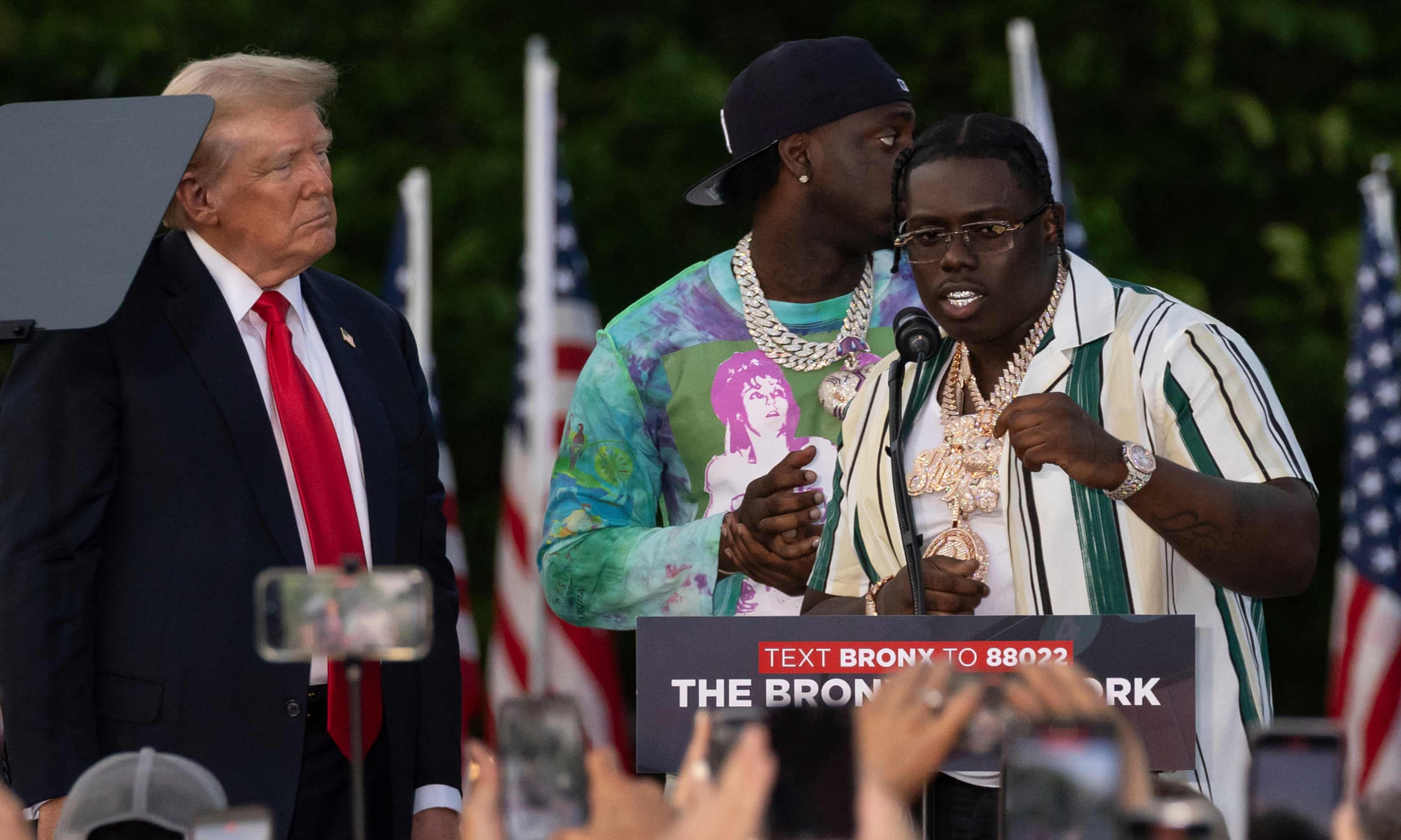 Only the best people! Rapper who appeared with Trump at rally pleads guilty to attempted murder (theguardian.com)