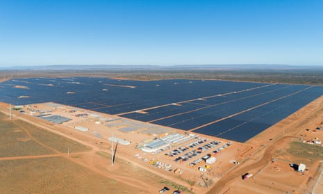 Stage 1 of the Bungala Solar Farm, outside Port Augusta in regional South Australia.