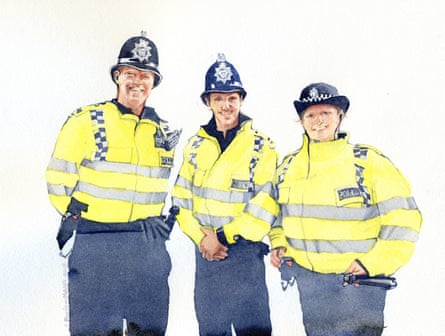 Thames Valley police at Princess Eugenie’s wedding in 2018
