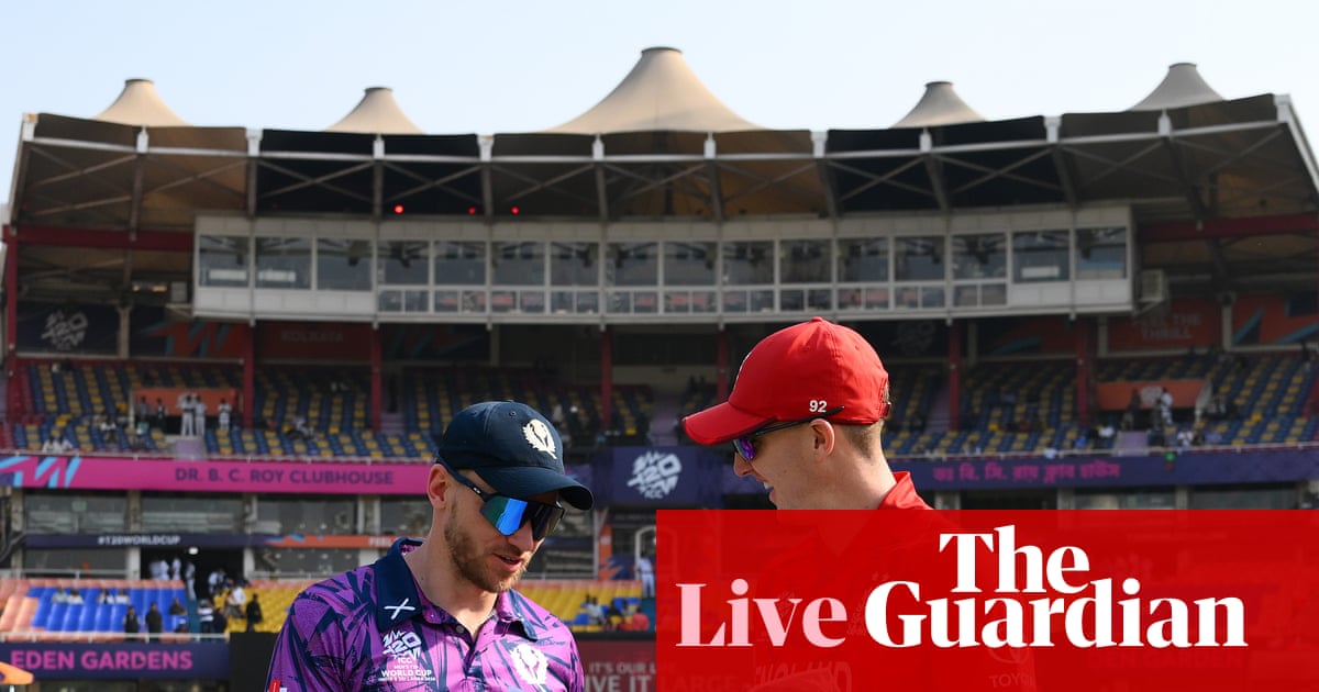 England v Scotland: T20 World Cup cricket updates – live