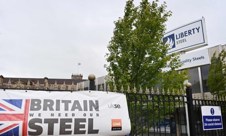 Liberty Steel plant in Stocksbridge, England