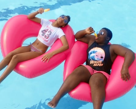 Shabu Abisoina (right) with girlfriend Stephany in Shabu.