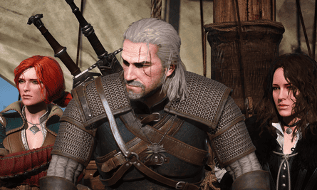 Geralt of Rivia in The Witcher 3